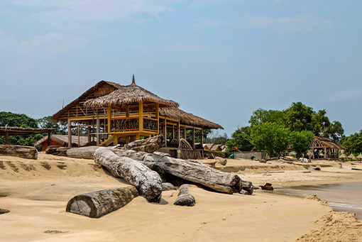 Beach in Gabon