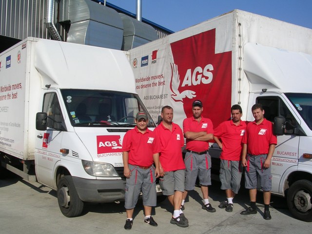 AGS Moving Company in Bucharest.